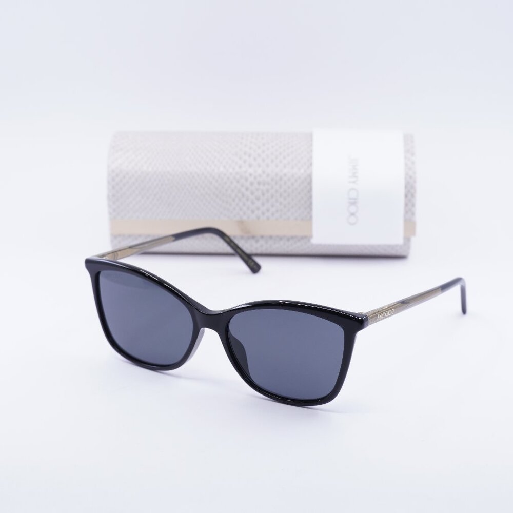 Jimmy Choo BA/G/S 0807 IR Cat Eye Sunglasses - Black/Grey